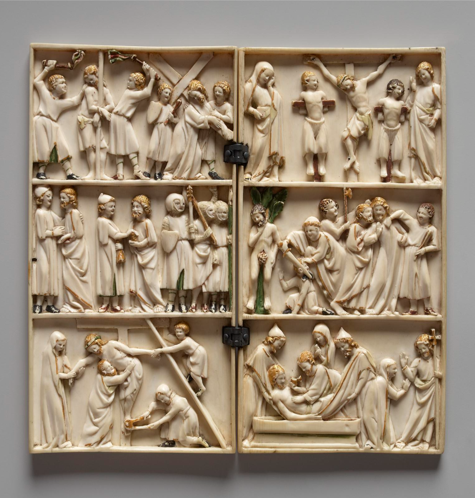 French Ivory Diptych – The Passion of Christ